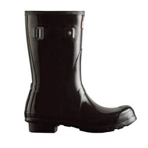 HUNTER Original Short Gloss Rain Boot Size 8
